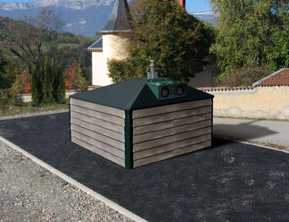 Francioli : conteneurs enterrés et semi-enterrés Bihr pour la collecte des déchets